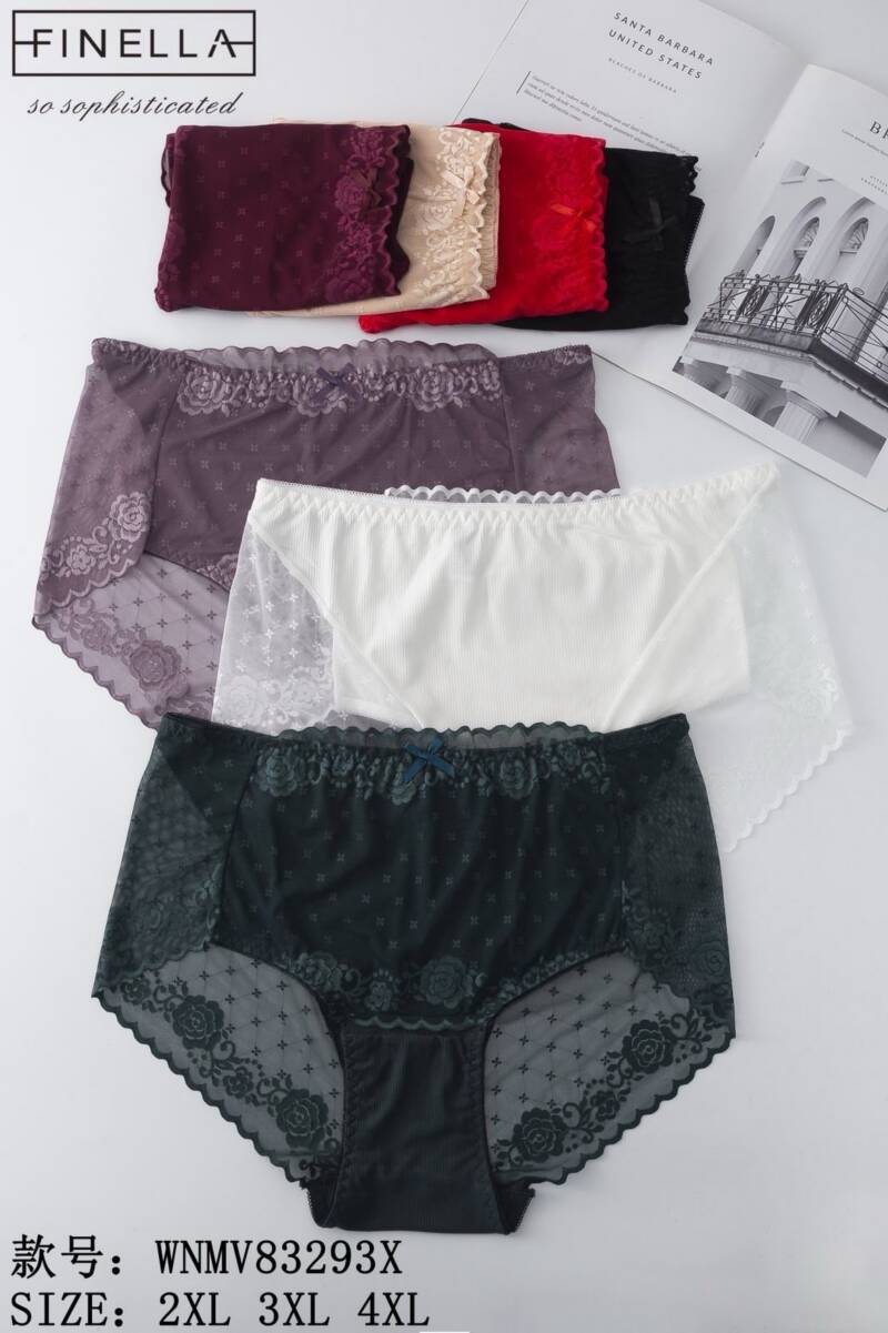 Majtki damskie Roz 2XL-4XL, Mix kolor Paczka 24 szt